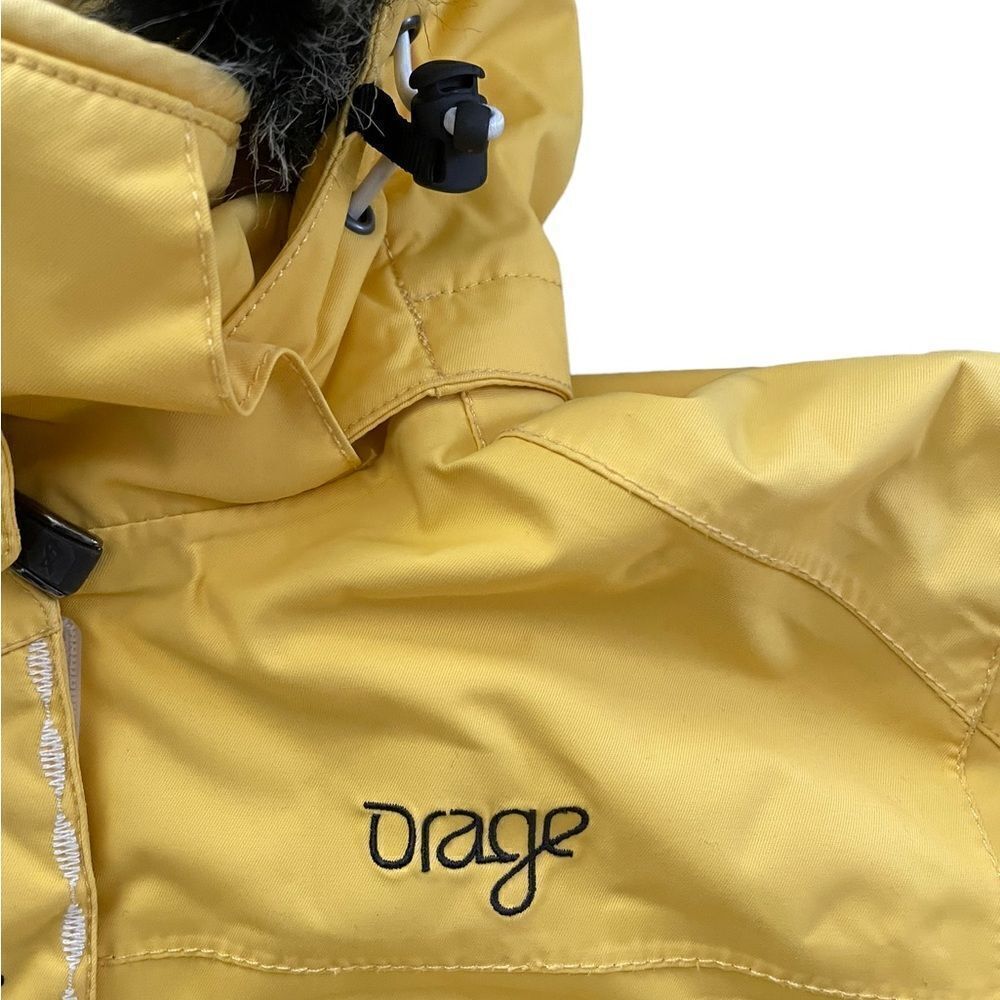 ORAGE Insulated Winter Jacket Yellow Size Small - Picture 6 of 15